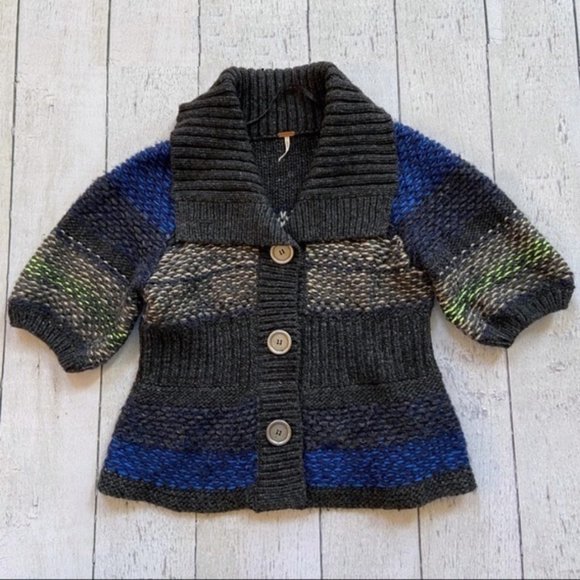 Free People Wool Blend Cardigan Sweater - Picture 1 of 3